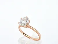 Rosegouden solitair ring met 3.00 carat briljant - afbeelding 5 van  11