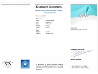 Rosegouden solitaire diamanten oorbellen van 2.00 carat - afbeelding 3 van  8