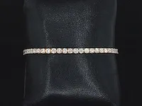 Rosegouden tennisarmband met 5.16 carat briljant geslepen diamanten - afbeelding 5 van  8