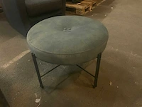 Rosi gestoffeerd bijzettafel/footstool rond - afbeelding 1 van  4