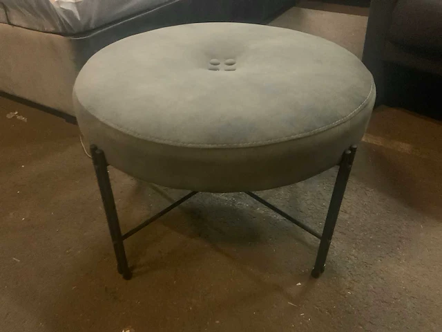 Rosi gestoffeerd bijzettafel/footstool rond - afbeelding 4 van  4