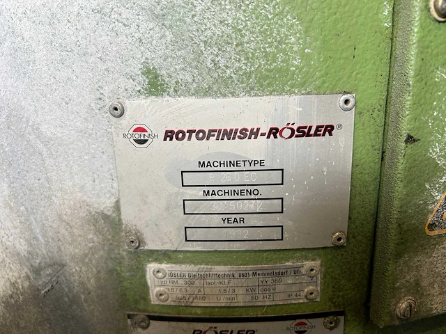 Rösler - r 260 ec - vibratietrommel - 1992 - afbeelding 12 van  16