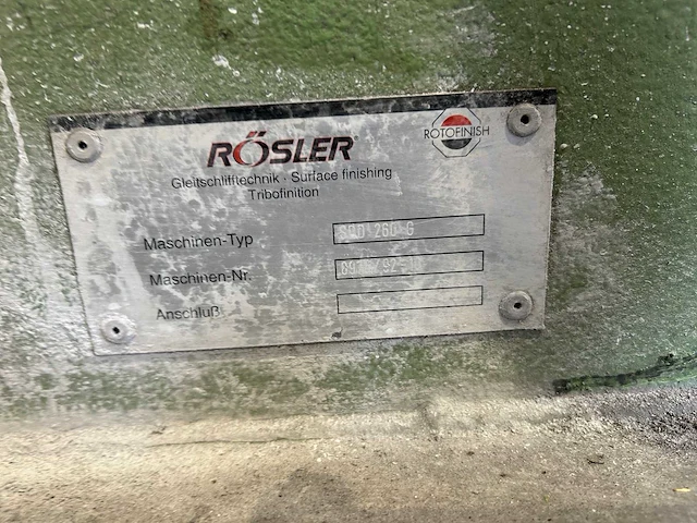 Rösler - r 260 ec - vibratietrommel - 1992 - afbeelding 15 van  16