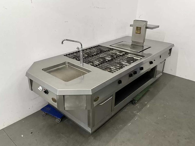 Rosval - rvs kookeiland - afbeelding 12 van  26