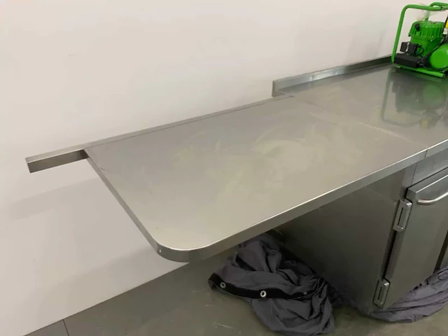 Rosval - rvs werktafel met sauspomp - afbeelding 8 van  13