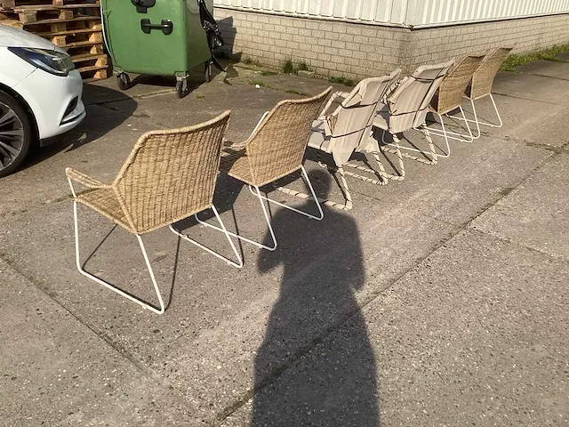 Rotan - tuinsets (6x) - afbeelding 4 van  5