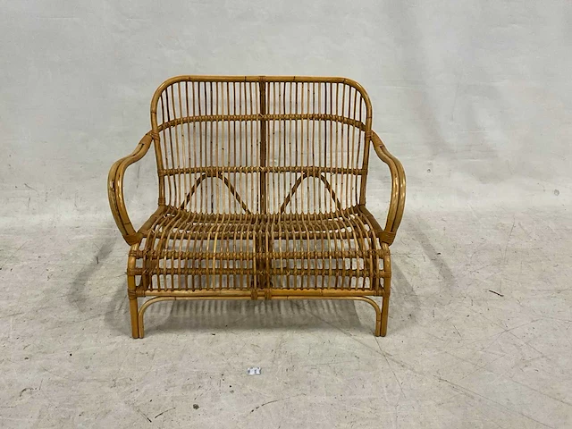 Rotan tuinbank - afbeelding 1 van  3