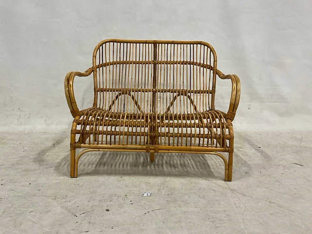 Rotan tuinbank - afbeelding 2 van  3