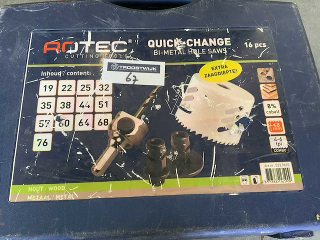 Rotec gatzagenset (2x) - afbeelding 4 van  4
