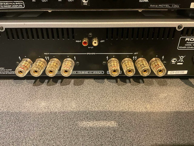 Rotel rc1562 power amplifier - afbeelding 7 van  8