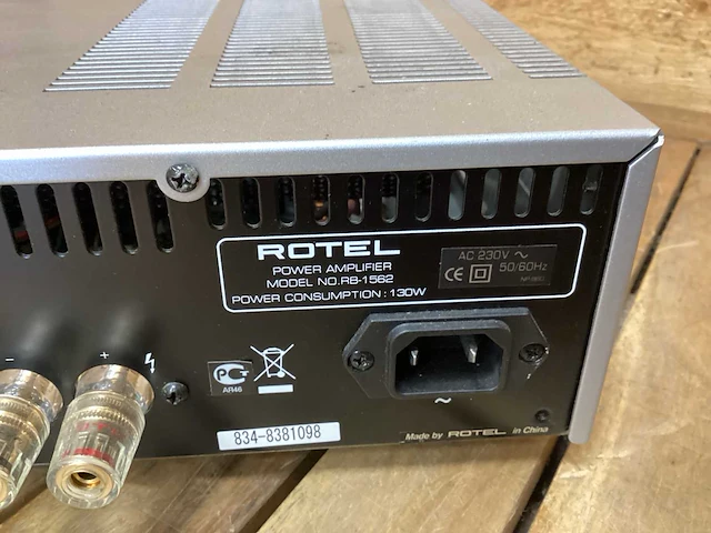 Rotel, vonyx rb-1562 versterker en mixer - afbeelding 3 van  7