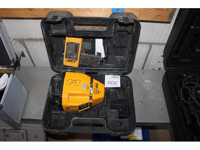 Roterend laser proshot l4 met ontvanger l7 in koffer. - afbeelding 1 van  5