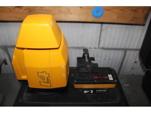 Roterend laser proshot l4 met ontvanger l7 in koffer. - afbeelding 5 van  5
