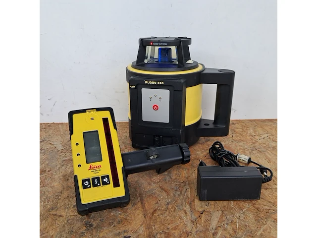 Roterende laser zelfstellend horizontaal, leica, rugby 810, 2014 - afbeelding 1 van  12