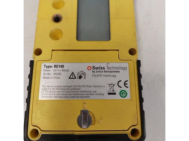 Roterende laser zelfstellend horizontaal leica, rugby 810, bouwjaar 2014 - afbeelding 7 van  8