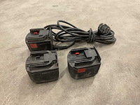 Rothenberger 14.4v accu (3x)