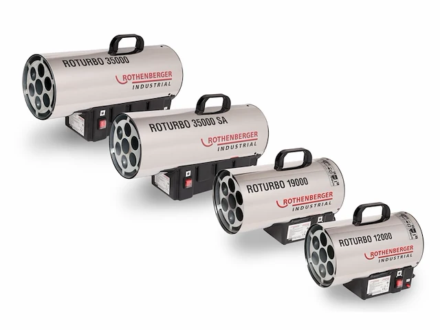 Rothenberger industrieel gasverwarmingspistool/blazer roturbo 35000 incl. piëzo-ontsteking - afbeelding 1 van  6