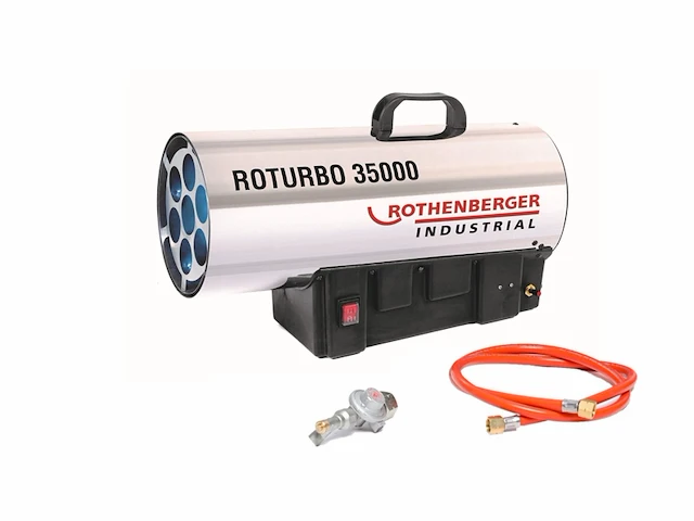 Rothenberger industrieel gasverwarmingspistool/blazer roturbo 35000 incl. piëzo-ontsteking - afbeelding 4 van  6