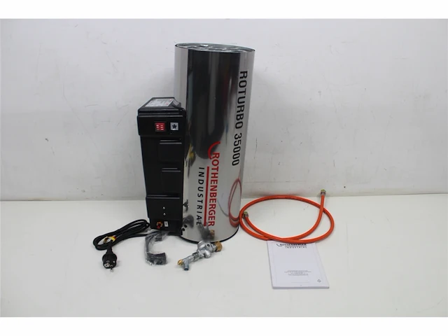 Rothenberger industrieel gasverwarmingspistool/blazer roturbo 35000 incl. piëzo-ontsteking - afbeelding 5 van  6