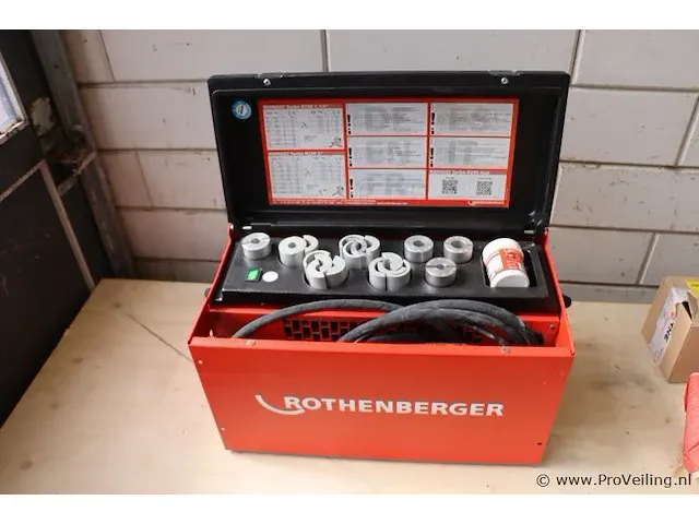 Rothenberger rofrost® turbo 1 1/4" r290 pijpbevriezingssysteem incl. 6 reduceerschalen - afbeelding 2 van  8