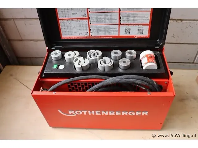 Rothenberger rofrost® turbo 1 1/4" r290 pijpbevriezingssysteem incl. 6 reduceerschalen - afbeelding 3 van  8