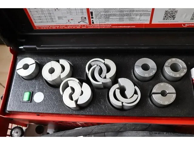 Rothenberger rofrost® turbo 1 1/4" r290 pijpbevriezingssysteem incl. 6 reduceerschalen - afbeelding 4 van  8