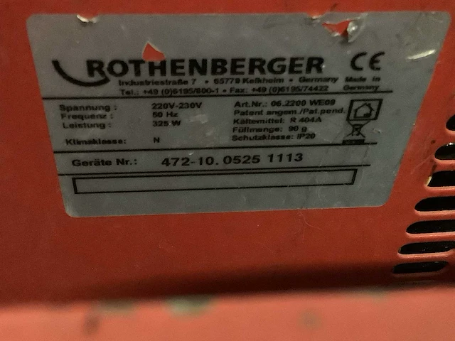 Rothenberger rofrost turbo pijp bevries systeem - afbeelding 5 van  5