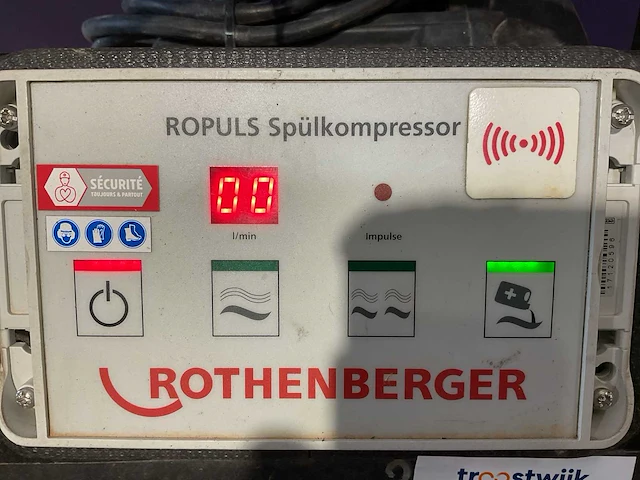 Rothenberger ropuls spoelcompressor - afbeelding 3 van  5