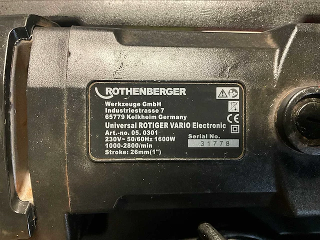 Rothenberger rotiger vario reciprozaag - afbeelding 3 van  4