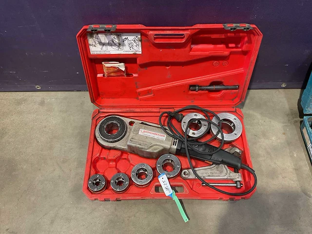 Rothenberger supertronic 2000 draadsnijmachine - afbeelding 1 van  4