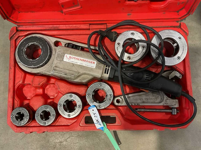 Rothenberger supertronic 2000 draadsnijmachine - afbeelding 2 van  4