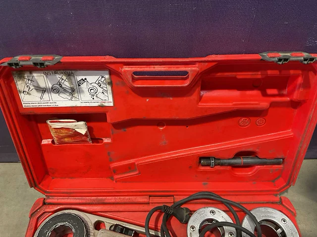 Rothenberger supertronic 2000 draadsnijmachine - afbeelding 3 van  4
