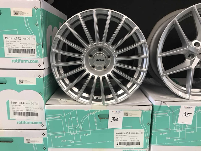 Rotiform-buc r153 aluminium velg (4x) - afbeelding 1 van  5