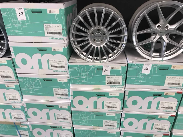 Rotiform-buc r153 aluminium velg (4x) - afbeelding 4 van  5