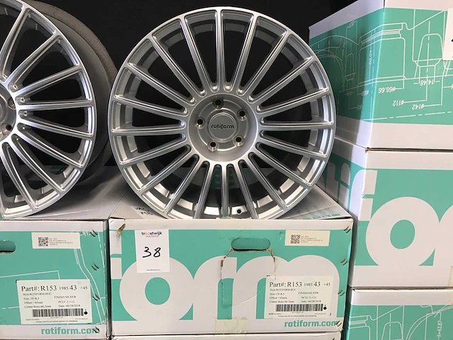 Rotiform-buc r153 aluminium velg (4x) - afbeelding 1 van  5