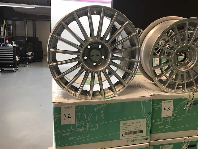Rotiform-buc r153 aluminium velg (4x) - afbeelding 1 van  5