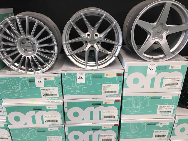 Rotiform-flg r133 aluminium velg (4x) - afbeelding 4 van  5