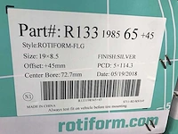 Rotiform-flg r133 aluminium velg (4x) - afbeelding 5 van  5