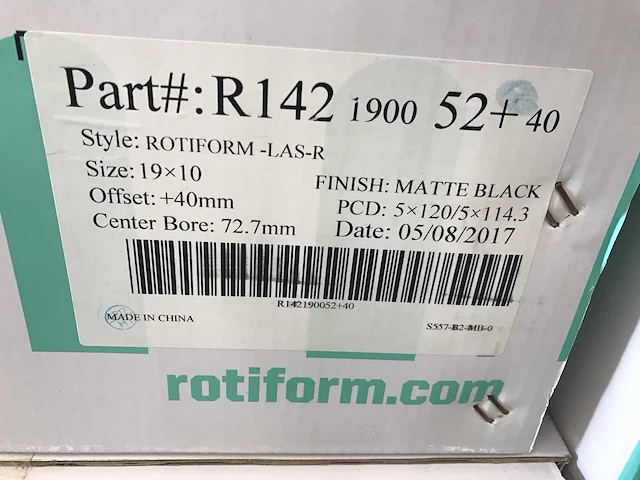 Rotiform-las-r r142 aluminium velg (2x) - afbeelding 5 van  5