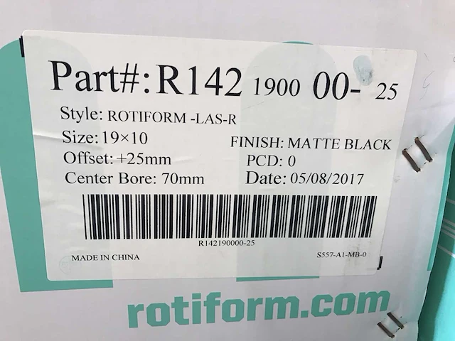 Rotiform-las-r r142 aluminium velg (4x) - afbeelding 5 van  5