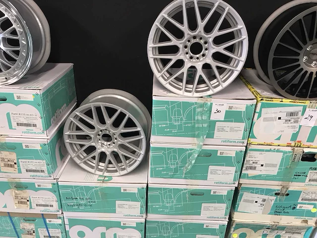Rotiform r140 aluminium velg (6x) - afbeelding 3 van  5