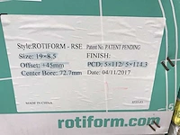 Rotiform r140 aluminium velg (6x) - afbeelding 5 van  5