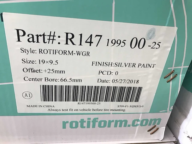Rotiform r147 wgr aluminium velg (2x) - afbeelding 5 van  5