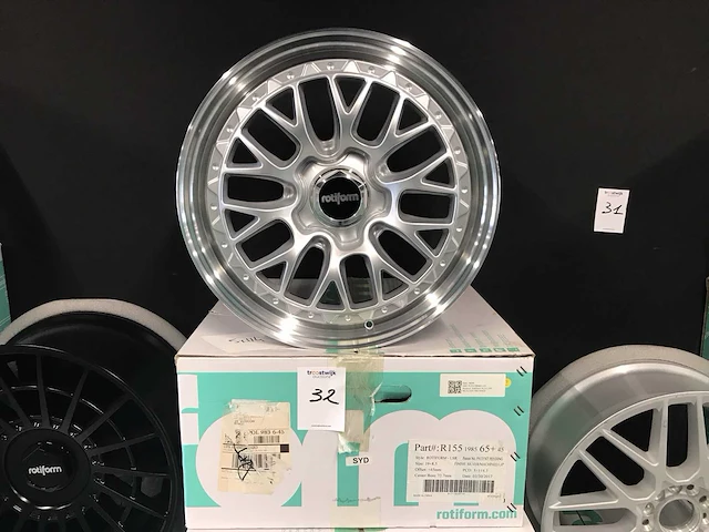 Rotiform r155 aluminium velg (4x) - afbeelding 1 van  5