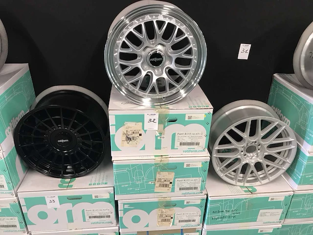 Rotiform r155 aluminium velg (4x) - afbeelding 4 van  5