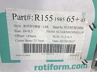 Rotiform r155 aluminium velg (4x) - afbeelding 5 van  5