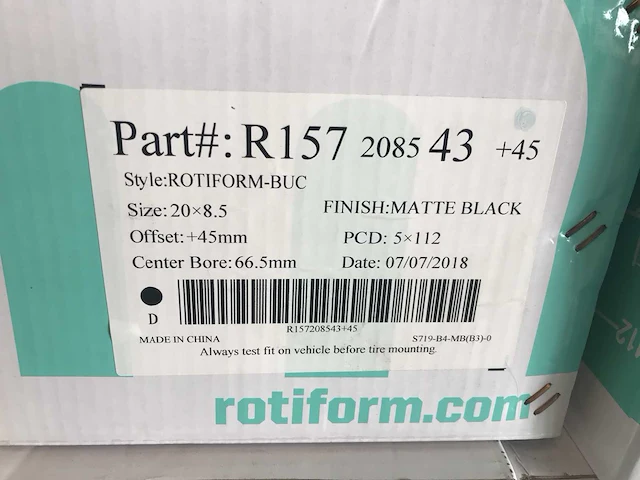 Rotiform r157 buc aluminium velg (4x) - afbeelding 5 van  5