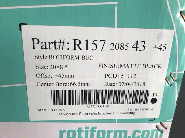 Rotiform r157 buc aluminium velg (4x) - afbeelding 5 van  5