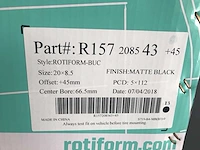 Rotiform r157 buc aluminium velg (4x) - afbeelding 5 van  5