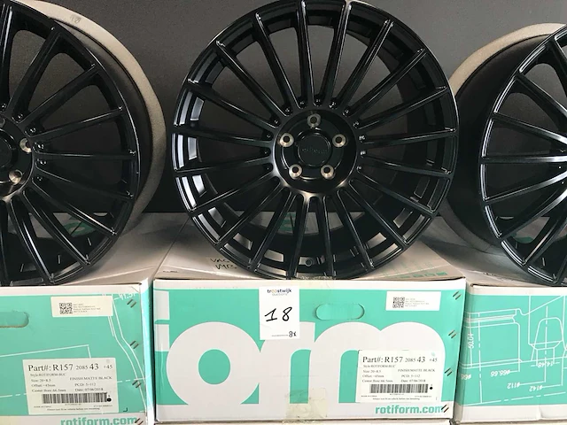 Rotiform r157 buc aluminium velg (8x) - afbeelding 1 van  5